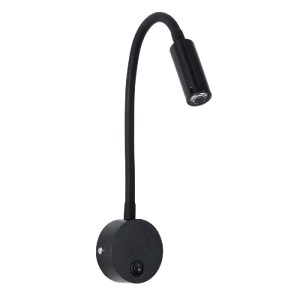glo-60878-60878_2 GLOBOSTAR® GOOSE 60878 ΜΟΝΤΕΡΝΟ ΦΩΤΙΣΤΙΚΟ ΤΟΙΧΟΥ - ΑΠΛΙΚΑ ΞΕΝΟΔΟΧΕΙΟΥ BED SIDE LED 3W 300L