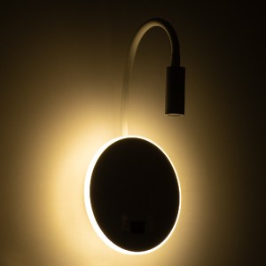 glo-60881-60881_10 GLOBOSTAR® GOOSE 60881 ΜΟΝΤΕΡΝΟ ΦΩΤΙΣΤΙΚΟ ΤΟΙΧΟΥ - ΑΠΛΙΚΑ ΞΕΝΟΔΟΧΕΙΟΥ BED SIDE LED 6W 600L