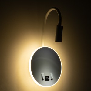 glo-60881-60881_11 GLOBOSTAR® GOOSE 60881 ΜΟΝΤΕΡΝΟ ΦΩΤΙΣΤΙΚΟ ΤΟΙΧΟΥ - ΑΠΛΙΚΑ ΞΕΝΟΔΟΧΕΙΟΥ BED SIDE LED 6W 600L