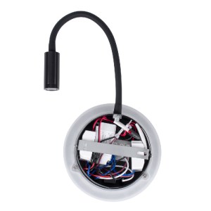 glo-60883-60883_7 GLOBOSTAR® GOOSE 60883 ΜΟΝΤΕΡΝΟ ΦΩΤΙΣΤΙΚΟ ΤΟΙΧΟΥ - ΑΠΛΙΚΑ ΞΕΝΟΔΟΧΕΙΟΥ BED SIDE LED 6W 600L