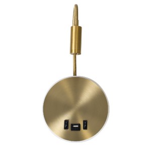 glo-60885-60885_5 GLOBOSTAR® GOOSE 60885 ΜΟΝΤΕΡΝΟ ΦΩΤΙΣΤΙΚΟ ΤΟΙΧΟΥ - ΑΠΛΙΚΑ ΞΕΝΟΔΟΧΕΙΟΥ BED SIDE LED 6W 600L