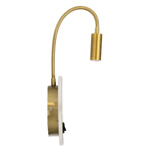 glo-60885-60885_6 GLOBOSTAR® GOOSE 60885 ΜΟΝΤΕΡΝΟ ΦΩΤΙΣΤΙΚΟ ΤΟΙΧΟΥ - ΑΠΛΙΚΑ ΞΕΝΟΔΟΧΕΙΟΥ BED SIDE LED 6W 600L