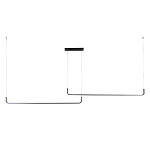 glo-60924-60924_3 GLOBOSTAR® LINARIA DUO 60924 ΚΡΕΜΑΣΤΟ ΦΩΤΙΣΤΙΚΟ ΟΡΟΦΗΣ DESIGN LED CCT 72W 8300LM 200° AC 2