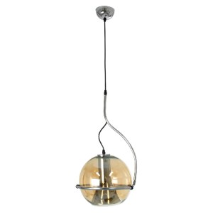glo-60927-60927_3 GLOBOSTAR® GLASSO 60927 ΜΟΝΤΕΡΝΟ ΚΡΕΜΑΣΤΟ ΦΩΤΙΣΤΙΚΟ ΜΠΑΛΑ ΜΟΝΟΦΩΤΟ 1 X E27 IP20 ΜΕΛΙ ΓΥΑΛΙ