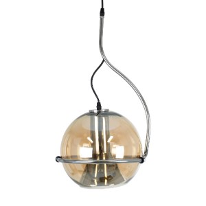 glo-60927-60927_4 GLOBOSTAR® GLASSO 60927 ΜΟΝΤΕΡΝΟ ΚΡΕΜΑΣΤΟ ΦΩΤΙΣΤΙΚΟ ΜΠΑΛΑ ΜΟΝΟΦΩΤΟ 1 X E27 IP20 ΜΕΛΙ ΓΥΑΛΙ