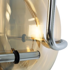 glo-60927-60927_9 GLOBOSTAR® GLASSO 60927 ΜΟΝΤΕΡΝΟ ΚΡΕΜΑΣΤΟ ΦΩΤΙΣΤΙΚΟ ΜΠΑΛΑ ΜΟΝΟΦΩΤΟ 1 X E27 IP20 ΜΕΛΙ ΓΥΑΛΙ