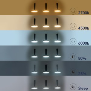 glo-60936-60936_12 GLOBOSTAR® ZANE 60936 ΚΡΕΜΑΣΤΟ ΦΩΤΙΣΤΙΚΟ DESIGN LED CCT 54W 6048LM 120° AC 220-240V IP20 -