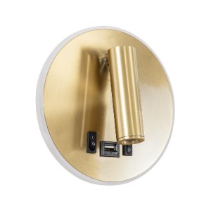 glo-60940-60940_2 GLOBOSTAR® LADY-R 60940 ΜΟΝΤΕΡΝΟ ΦΩΤΙΣΤΙΚΟ ΤΟΙΧΟΥ - ΑΠΛΙΚΑ ΞΕΝΟΔΟΧΕΙΟΥ BED SIDE LED 6W 600