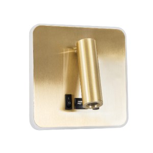 glo-60944-60944_2 GLOBOSTAR® LADY-S 60944 ΜΟΝΤΕΡΝΟ ΦΩΤΙΣΤΙΚΟ ΤΟΙΧΟΥ - ΑΠΛΙΚΑ ΞΕΝΟΔΟΧΕΙΟΥ BED SIDE LED 6W 600