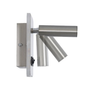 glo-60945-60945_4 GLOBOSTAR® LADY-S 60945 ΜΟΝΤΕΡΝΟ ΦΩΤΙΣΤΙΚΟ ΤΟΙΧΟΥ - ΑΠΛΙΚΑ ΞΕΝΟΔΟΧΕΙΟΥ BED SIDE LED 6W 600