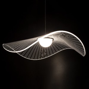 glo-60975-60975_2 GLOBOSTAR® ACRYLICA 60975 ΚΡΕΜΑΣΤΟ ΦΩΤΙΣΤΙΚΟ ΟΡΟΦΗΣ DESIGN LED CCT 20W 2240LM 360° AC 220-