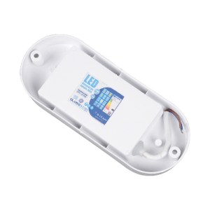 glo-61001-61001_6 GLOBOSTAR® HOMIE 61001 LED ΠΛΑΦΟΝΙΕΡΑ ΟΡΟΦΗΣ - ΤΟΙΧΟΥ ΟΒΑΛ 11W 939LM 150° AC 220-240V ΑΔΙΑ
