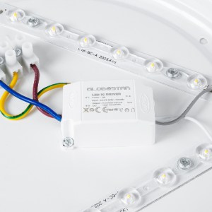 glo-61005-61005_8 GLOBOSTAR® CELANO 61005 LED ΠΛΑΦΟΝΙΕΡΑ ΟΡΟΦΗΣ ΣΤΡΟΓΓΥΛΗ Φ26 20W 2000LM 120° AC 220-240V ΑΔ
