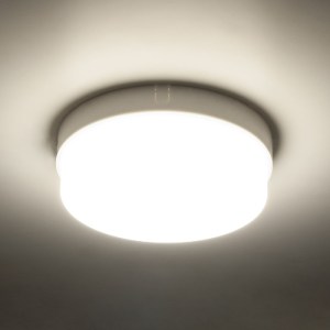 glo-61015-61015_3 GLOBOSTAR® REVANO 61015 LED ΠΛΑΦΟΝΙΕΡΑ ΟΡΟΦΗΣ ΣΤΡΟΓΓΥΛΗ Φ17 15W 1425LM 180° AC 220-240V ΑΔ