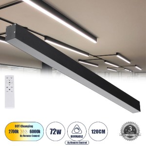 glo-61030-1-61030_0 GLOBOSTAR® ORION 61030-S ΓΡΑΜΜΙΚΟ ΦΩΤΙΣΤΙΚΟ ΟΡΟΦΗΣ LINEAR LED CCT 72W 8600LM 120° AC 220-2