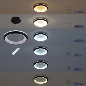 glo-61043-61043_10 GLOBOSTAR® MELINA 61043 ΚΡΕΜΑΣΤΗ ΠΛΑΦΟΝΙΕΡΑ ΟΡΟΦΗΣ ΚΥΚΛΟΣ LED CCT 55W 6376LM 120° AC 220-2