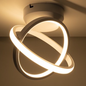 glo-61053-61053_5 GLOBOSTAR® AMELIA 61053 ΦΩΤΙΣΤΙΚΟ ΟΡΟΦΗΣ DESIGN LED CCT 20W 2400LM 300° AC 220-240V - ΕΝΑΛ