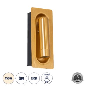 glo-61100-ceb1b7_61100_0 GLOBOSTAR® MANHATTAN 61100 ΜΟΝΤΕΡΝΟ ΧΩΝΕΥΤΟ ΦΩΤΙΣΤΙΚΟ ΤΟΙΧΟΥ - ΑΠΛΙΚΑ ΞΕΝΟΔΟΧΕΙΟΥ BED SIDE