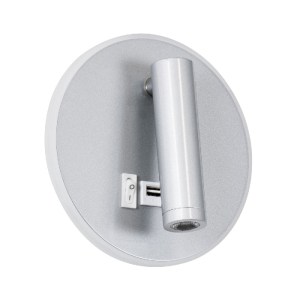 glo-61103-61103_2 GLOBOSTAR® JERSEY 61103 ΜΟΝΤΕΡΝΟ ΦΩΤΙΣΤΙΚΟ ΤΟΙΧΟΥ - ΑΠΛΙΚΑ ΞΕΝΟΔΟΧΕΙΟΥ BED SIDE LED 10W 13
