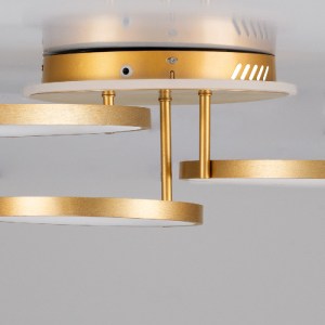 glo-61110-61110_5 GLOBOSTAR® NEMESIS 61110 ΜΟΝΤΕΡΝΟ ΦΩΤΙΣΤΙΚΟ ΟΡΟΦΗΣ LED 98W 11858LM 360° AC 220-240V IP20 Ρ