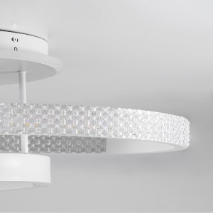 glo-61115-61115_6 GLOBOSTAR® DIAMOND 61115 ΦΩΤΙΣΤΙΚΟ ΟΡΟΦΗΣ ΔΑΧΤΥΛΙΔΙ-ΚΥΚΛΟΣ LED CCT 100W 12123LM 360° AC 22