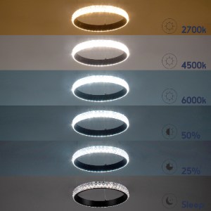 glo-61126-61126_10 GLOBOSTAR® DIAMOND 61126 ΚΡΕΜΑΣΤΟ ΦΩΤΙΣΤΙΚΟ ΔΑΧΤΥΛΙΔΙ-ΚΥΚΛΟΣ LED CCT 20W 2356LM 360° AC 22