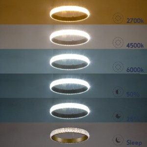 glo-61133-61133_10 GLOBOSTAR® DIAMOND 61133 ΚΡΕΜΑΣΤΟ ΦΩΤΙΣΤΙΚΟ ΔΑΧΤΥΛΙΔΙ-ΚΥΚΛΟΣ LED CCT 67W 7689LM 360° AC 22
