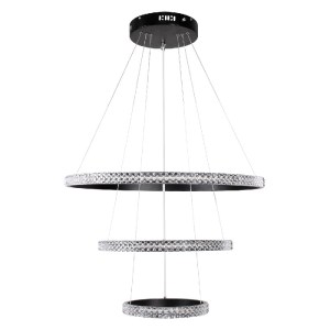 glo-61136-61136_3 GLOBOSTAR® DIAMOND TRIO 61136 ΜΟΝΤΕΡΝΟ ΚΡΕΜΑΣΤΟ ΦΩΤΙΣΤΙΚΟ ΟΡΟΦΗΣ LED 100W 12123LM 360° AC 