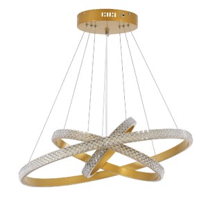 glo-61137-61137_5 GLOBOSTAR® DIAMOND TRIO 61137 ΜΟΝΤΕΡΝΟ ΚΡΕΜΑΣΤΟ ΦΩΤΙΣΤΙΚΟ ΟΡΟΦΗΣ LED 100W 12123LM 360° AC 