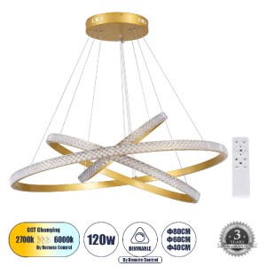 glo-61139-DECO-61139_deco_0 GLOBOSTAR® DIAMOND TRIO 61139-DECO ΚΡΕΜΑΣΤΟ ΦΩΤΙΣΤΙΚΟ ΔΑΧΤΥΛΙΔΙ-ΚΥΚΛΟΣ LED CCT 120W 14723L