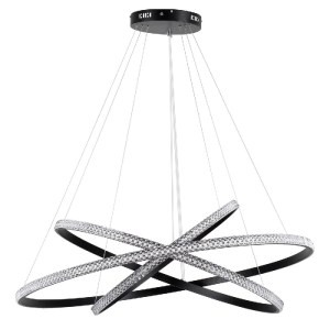 glo-61140-DECO-293960_61140_2 GLOBOSTAR® DIAMOND TRIO 61140-DECO ΚΡΕΜΑΣΤΟ ΦΩΤΙΣΤΙΚΟ ΔΑΧΤΥΛΙΔΙ-ΚΥΚΛΟΣ LED CCT 150W 18379L