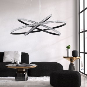 glo-61140-DECO-post_08 GLOBOSTAR® DIAMOND TRIO 61140-DECO ΚΡΕΜΑΣΤΟ ΦΩΤΙΣΤΙΚΟ ΔΑΧΤΥΛΙΔΙ-ΚΥΚΛΟΣ LED CCT 150W 18379L