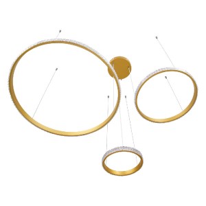 glo-61143-61143_4 GLOBOSTAR® DIAMOND TRIO 61143 ΚΡΕΜΑΣΤΟ ΦΩΤΙΣΤΙΚΟ ΔΑΧΤΥΛΙΔΙ-ΚΥΚΛΟΣ LED CCT 100W 12123LM 360