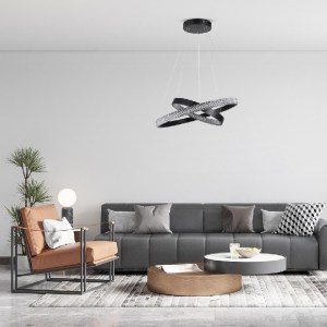 glo-61150-DECO-post_241 GLOBOSTAR® DIAMOND DUO 61150-DECO ΚΡΕΜΑΣΤΟ ΦΩΤΙΣΤΙΚΟ ΔΑΧΤΥΛΙΔΙ-ΚΥΚΛΟΣ LED CCT 75W 8743LM 3