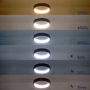 glo-61152-61152_10 GLOBOSTAR® NEMESIS 61152 ΚΡΕΜΑΣΤΟ ΦΩΤΙΣΤΙΚΟ ΔΑΧΤΥΛΙΔΙ-ΚΥΚΛΟΣ LED CCT 20W 2356LM 360° AC 22