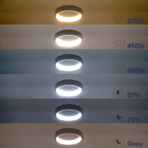 glo-61162-61162_10 GLOBOSTAR® NEMESIS 61162 ΚΡΕΜΑΣΤΟ ΦΩΤΙΣΤΙΚΟ ΔΑΧΤΥΛΙΔΙ-ΚΥΚΛΟΣ LED CCT 67W 7689LM 360° AC 22