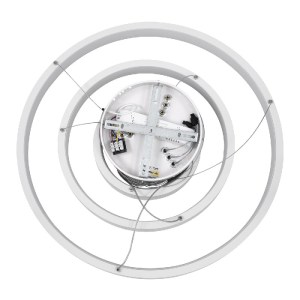 glo-61168-61168_9 GLOBOSTAR® NEMESIS TRIO 61168 ΚΡΕΜΑΣΤΟ ΦΩΤΙΣΤΙΚΟ ΔΑΧΤΥΛΙΔΙ-ΚΥΚΛΟΣ LED CCT 100W 12123LM 360
