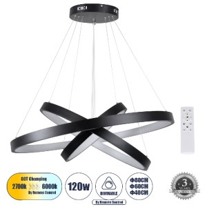 glo-61170-DECO-61170_deco_0 GLOBOSTAR® NEMESIS TRIO 61170-DECO ΚΡΕΜΑΣΤΟ ΦΩΤΙΣΤΙΚΟ ΔΑΧΤΥΛΙΔΙ-ΚΥΚΛΟΣ LED CCT 120W 14723L