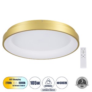 glo-61239-84ea61_61239_0 GLOBOSTAR® SALEM 61239 ΠΛΑΦΟΝΙΕΡΑ ΟΡΟΦΗΣ ΔΑΧΤΥΛΙΔΙ-ΚΥΚΛΟΣ LED CCT 105W 12075LM 120° AC 220