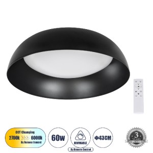 glo-61261-78d239_61261_0 GLOBOSTAR® ANATOLIA 61261 ΠΛΑΦΟΝΙΕΡΑ ΟΡΟΦΗΣ LED CCT 60W 6900LM 120° AC 220-240V - ΕΝΑΛΛΑΓΗ