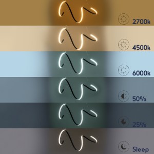 glo-61285-61285_7 GLOBOSTAR® SPIRALE 61285 ΚΡΕΜΑΣΤΟ ΦΩΤΙΣΤΙΚΟ ΟΡΟΦΗΣ DESIGN LED CCT 75W 8400LM 300° AC 220-2