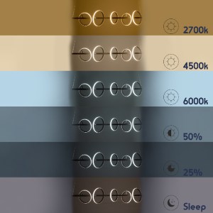 glo-61321-61321_10 GLOBOSTAR® CIRCOLARE 61321 ΚΡΕΜΑΣΤΟ ΦΩΤΙΣΤΙΚΟ ΟΡΟΦΗΣ DESIGN LED CCT 75W 8400LM 360° AC 220