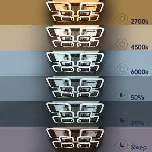 glo-61326-c60cbf_61326_8 GLOBOSTAR® ROYAL-S 61326 ΦΩΤΙΣΤΙΚΟ ΟΡΟΦΗΣ DESIGN LED CCT 135W 16200LM 360° AC 220-240V - Ε