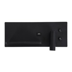 glo-61351-61351_3 GLOBOSTAR® PALADIN 61351 ΜΟΝΤΕΡΝΟ ΦΩΤΙΣΤΙΚΟ ΤΟΙΧΟΥ - ΑΠΛΙΚΑ ΞΕΝΟΔΟΧΕΙΟΥ BED SIDE LED 6W 72