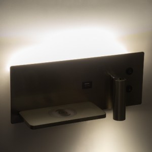 glo-61355-61355_11 GLOBOSTAR® PALADIN 61355 ΜΟΝΤΕΡΝΟ ΦΩΤΙΣΤΙΚΟ ΤΟΙΧΟΥ - ΑΠΛΙΚΑ ΞΕΝΟΔΟΧΕΙΟΥ BED SIDE LED 6W 72