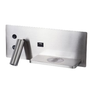 glo-61356-61356_2 GLOBOSTAR® PALADIN 61356 ΜΟΝΤΕΡΝΟ ΦΩΤΙΣΤΙΚΟ ΤΟΙΧΟΥ - ΑΠΛΙΚΑ ΞΕΝΟΔΟΧΕΙΟΥ BED SIDE LED 6W 72