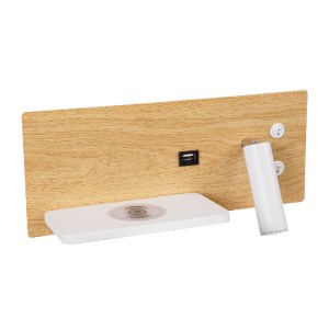 glo-61359-61359_2 GLOBOSTAR® PALADIN 61359 ΜΟΝΤΕΡΝΟ ΦΩΤΙΣΤΙΚΟ ΤΟΙΧΟΥ - ΑΠΛΙΚΑ ΞΕΝΟΔΟΧΕΙΟΥ BED SIDE LED 6W 72