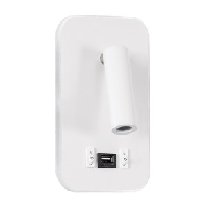 glo-61364-61364_2 GLOBOSTAR® LADY-O 61364 ΜΟΝΤΕΡΝΟ ΦΩΤΙΣΤΙΚΟ ΤΟΙΧΟΥ - ΑΠΛΙΚΑ ΞΕΝΟΔΟΧΕΙΟΥ BED SIDE LED 10W 10