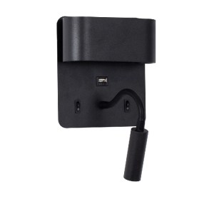 glo-61367-61367_2 GLOBOSTAR® IBIS 61367 ΜΟΝΤΕΡΝΟ ΦΩΤΙΣΤΙΚΟ ΤΟΙΧΟΥ - ΑΠΛΙΚΑ ΞΕΝΟΔΟΧΕΙΟΥ BED SIDE LED 10W 1100