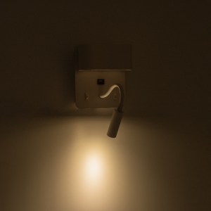 glo-61368-61368_12 GLOBOSTAR® IBIS 61368 ΜΟΝΤΕΡΝΟ ΦΩΤΙΣΤΙΚΟ ΤΟΙΧΟΥ - ΑΠΛΙΚΑ ΞΕΝΟΔΟΧΕΙΟΥ BED SIDE LED 10W 1100
